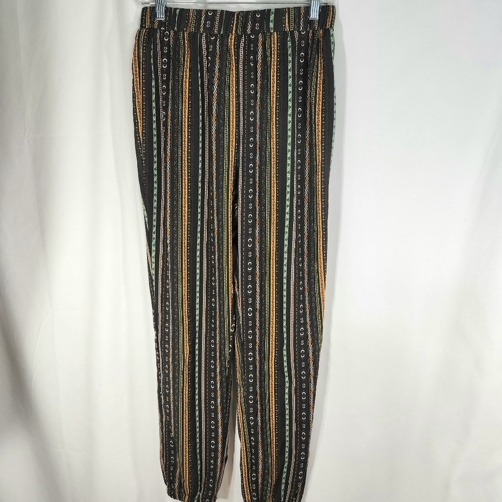 Shein BOHO Elastic Waist and Cuff Pants Size 6